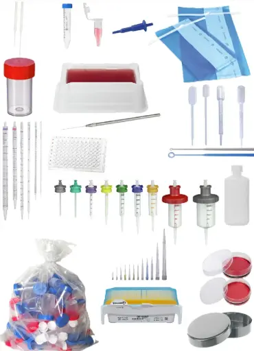 ETALEUR STERILE FORME T 140MM EMBALLAGE IND. BLEU X400